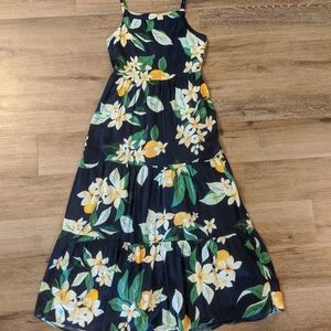 Old Navy lemon midi dress